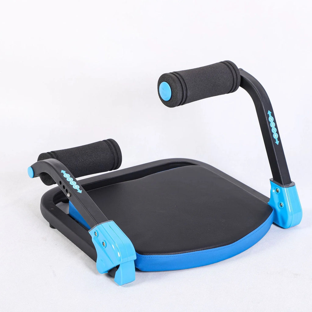 A red household mini multifunctional abdominal fitness device for core workouts.