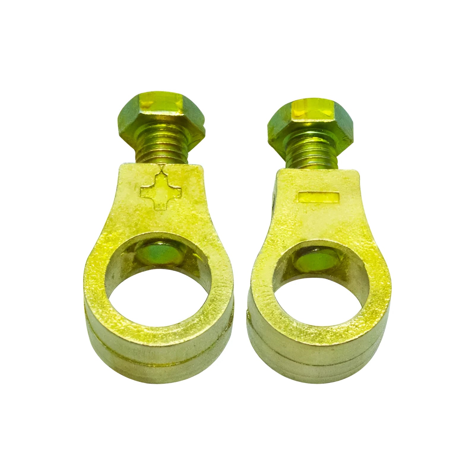 Pure copper car battery terminal clamp measuring 35mm for automotive electrical connections