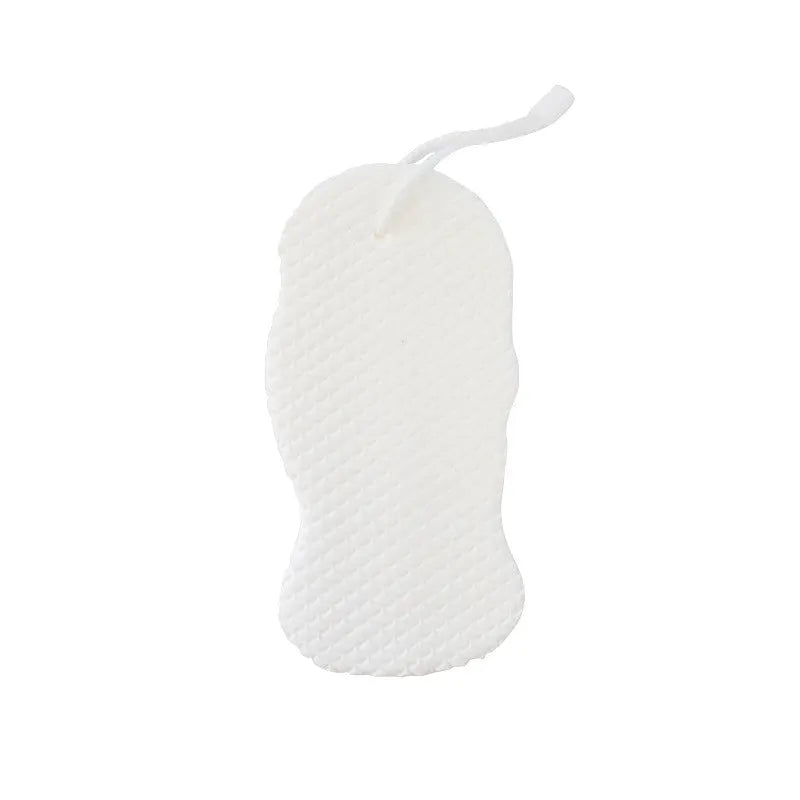 3D fish scale pattern bath sponge in white, grey, pink or light blue colours for body exfoliation