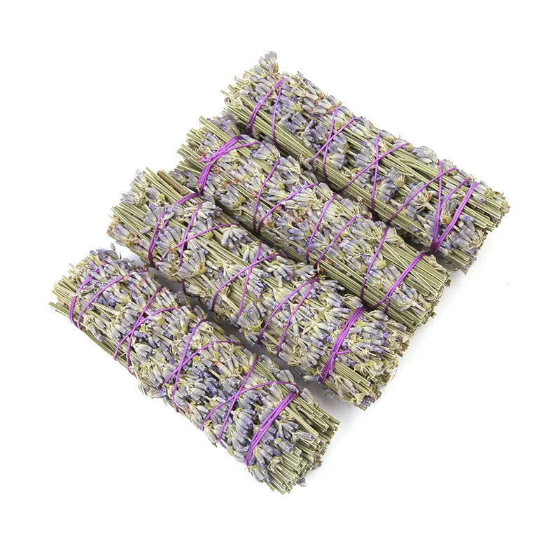 Lavender aromatherapy stick measuring 4 inches with natural dried flowers for fragrance diffusion