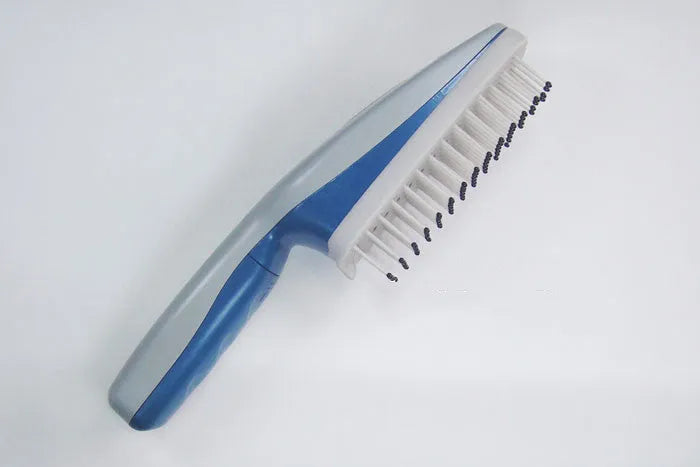 Pet comb with ion and active oxygen technology, removable brush head, 21.5cm length