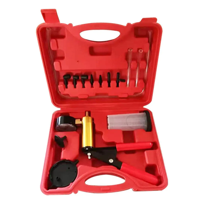 Aluminium alloy manual vacuum air blow gun tool for automotive repair with negative pressure suction system