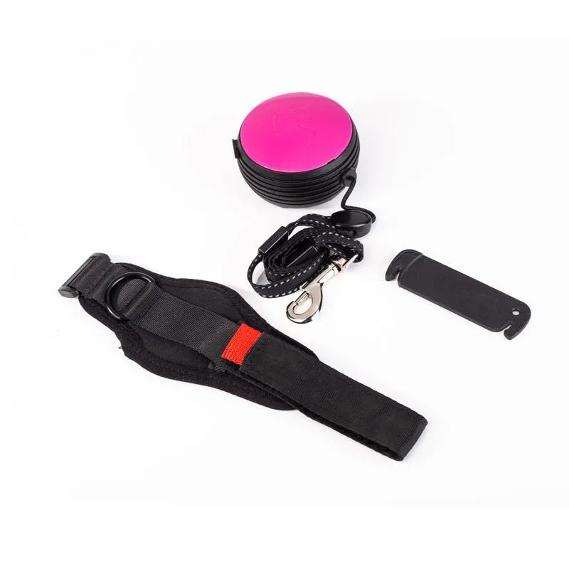 3 metre explosion-proof automatic retractable dog leash in six colour options