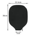 Black neoprene table tennis racket protective sleeve for equipment protection