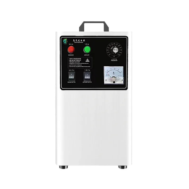 Fruit and vegetable ozone generator machine with 20g/h output in stainless steel or white finish