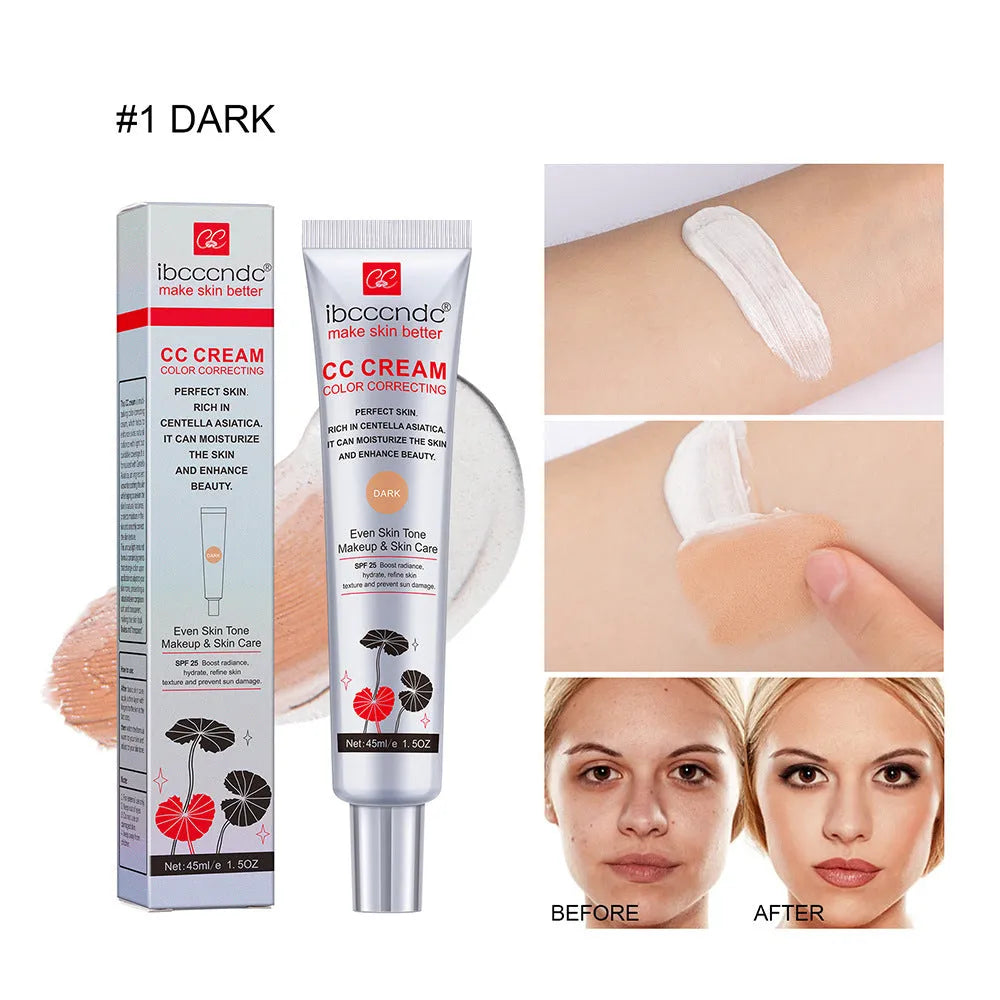Erborian CC Cream colour correcting makeup tube with Centella Asiatica for waterproof coverage