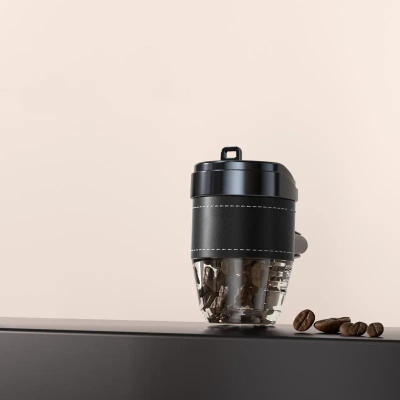 Plastic coffee cup shaped solid car air freshener in choice of colours for odour removal.