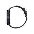 Smart watch with GPS on a silicone strap showing its 1.43 inch touchscreen display.