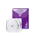 Breast enhancement mask showing adhesive chest patches for contour support and skin lifting
