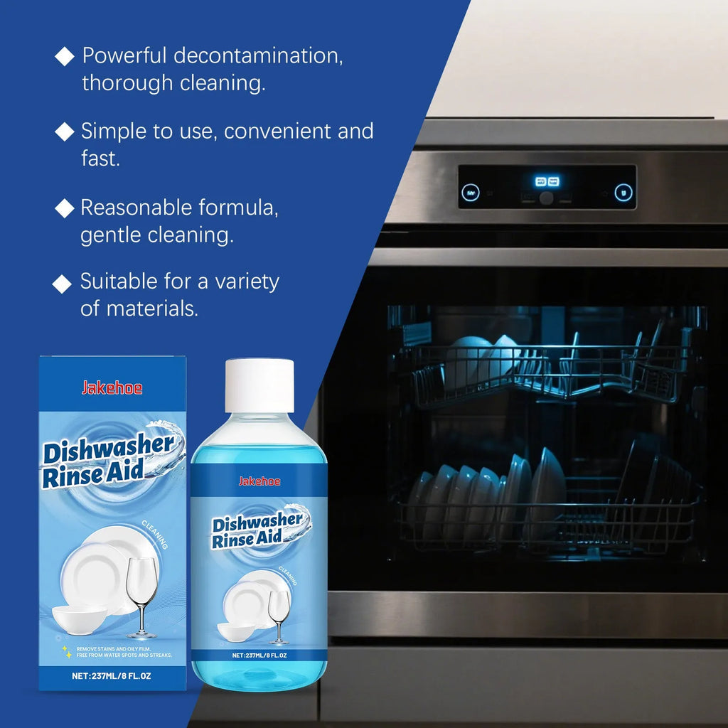 237ml bottle of dishwasher detergent aid cleaning lotion for removing oil and stains