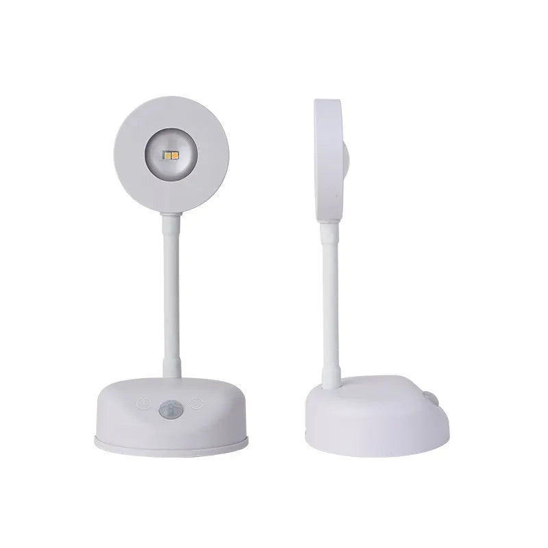 Geometric rechargeable wireless wall spotlight in black and white colours with remote control