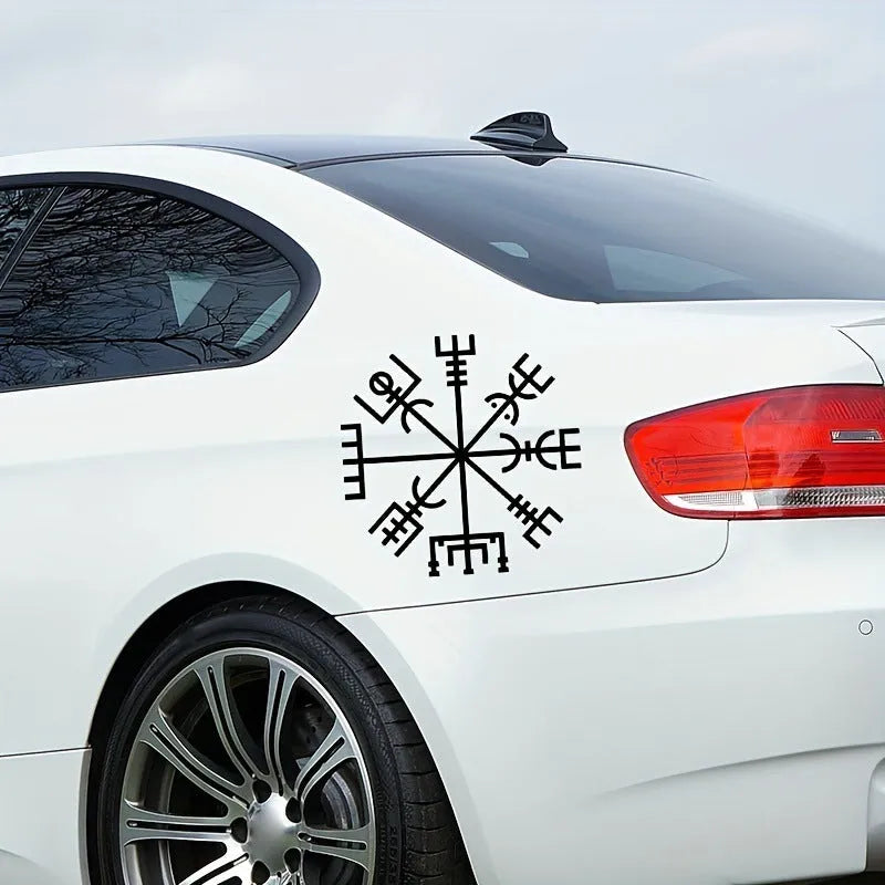13x13cm vegetarian no charm vinyl car body sticker for window and notebook decoration