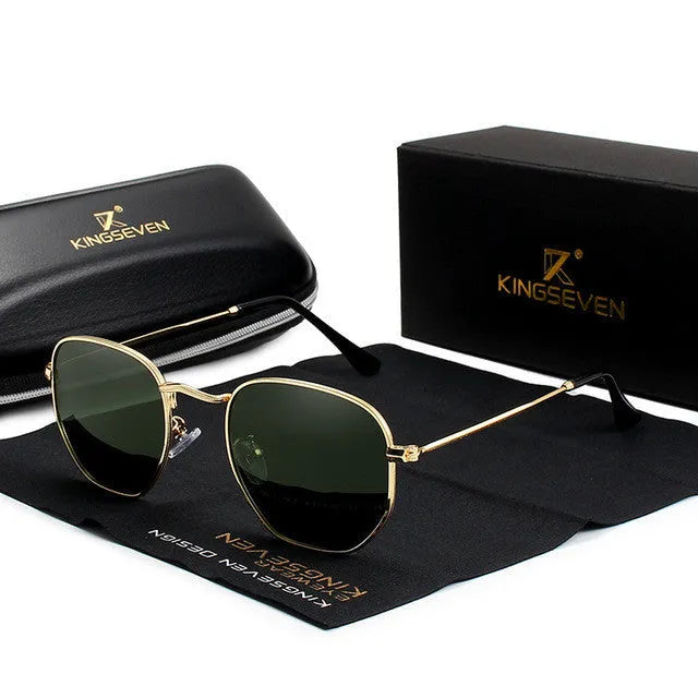 Classic round frame men's sunglasses in retro style with multiple colour options