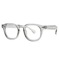Round rim plastic sunglasses with simple retro design in multiple frame colour options