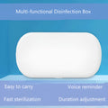 White ABS plastic UV wireless disinfection box for phones and toothbrushes