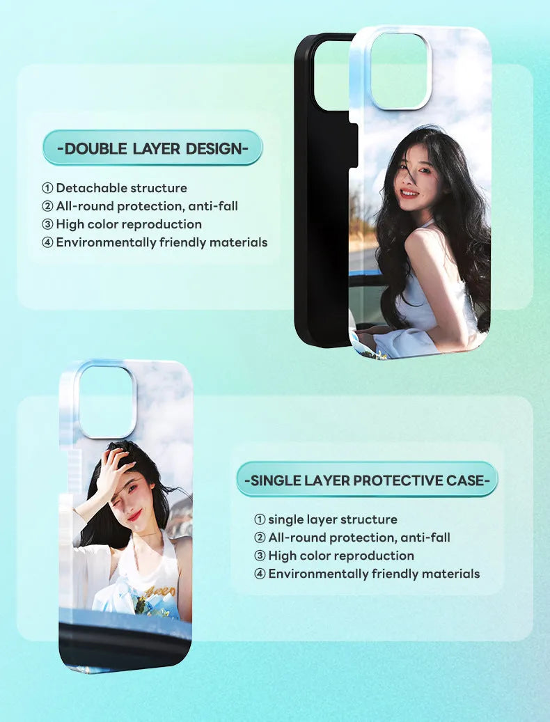 Metal phone case heat transfer printing machine with thermal transfer capability