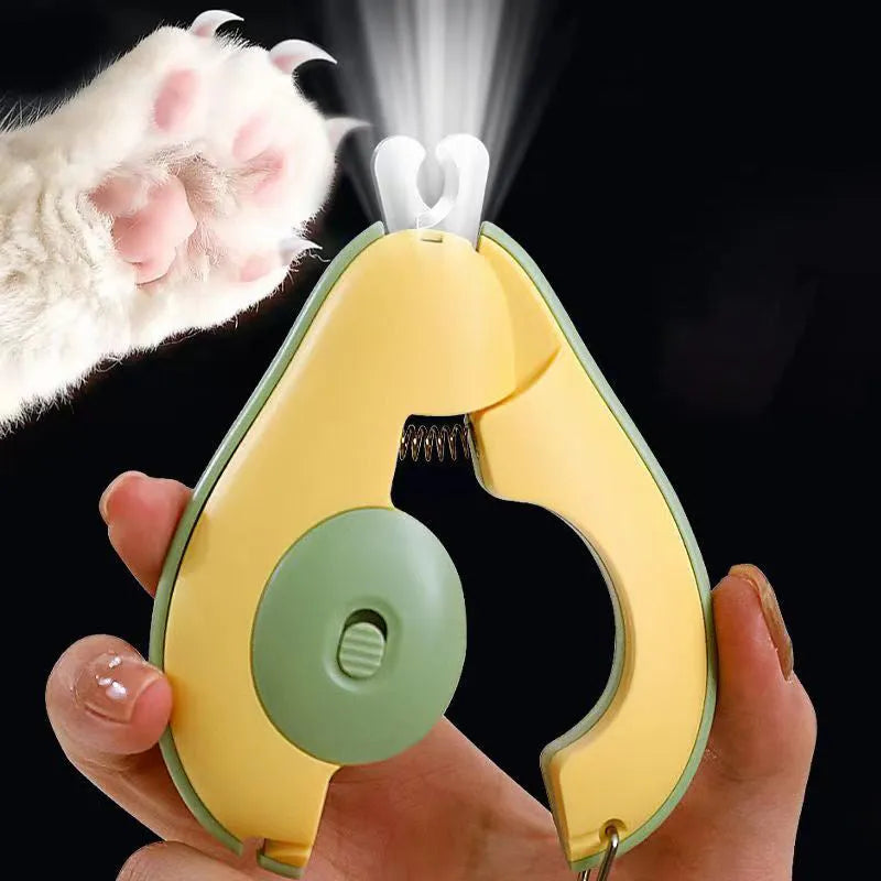 Professional pet nail clipper with LED light for small dogs and cats in three colour options