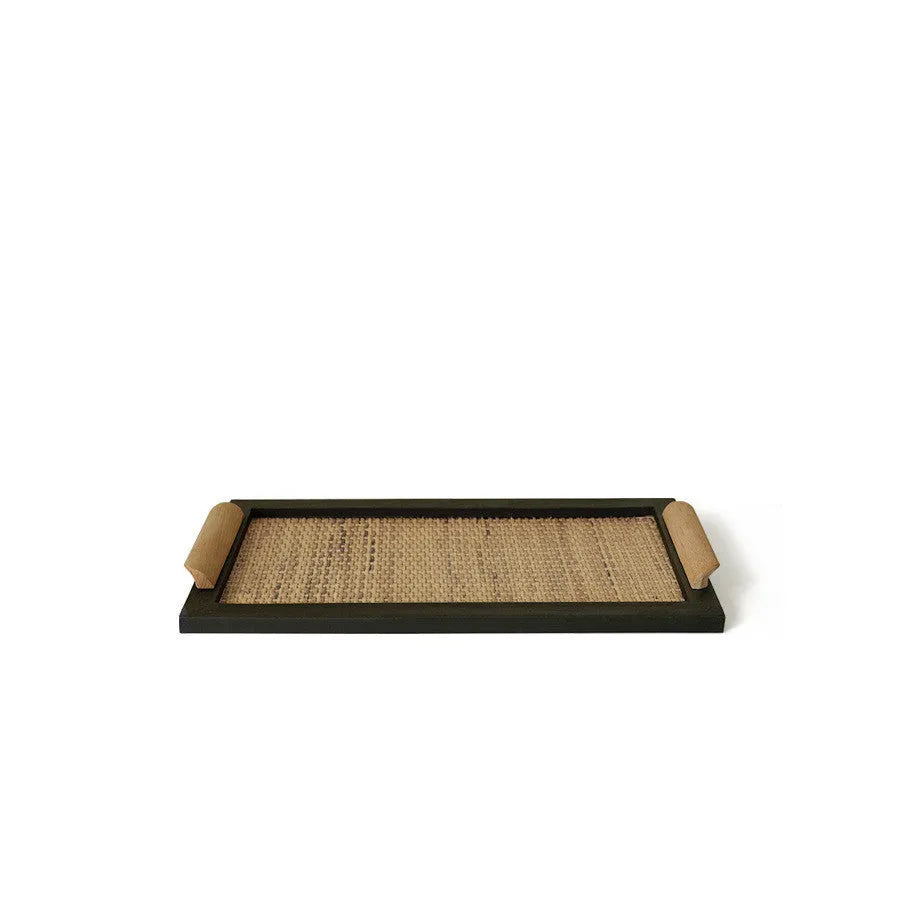 Pine wood dining tray with compartment design in small and large size options