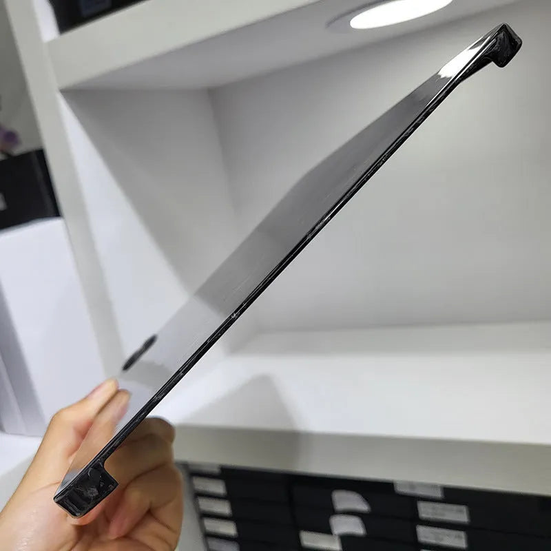 Real carbon fibre hard protective case for Apple iPad Pro 11 tablet in a flat design.