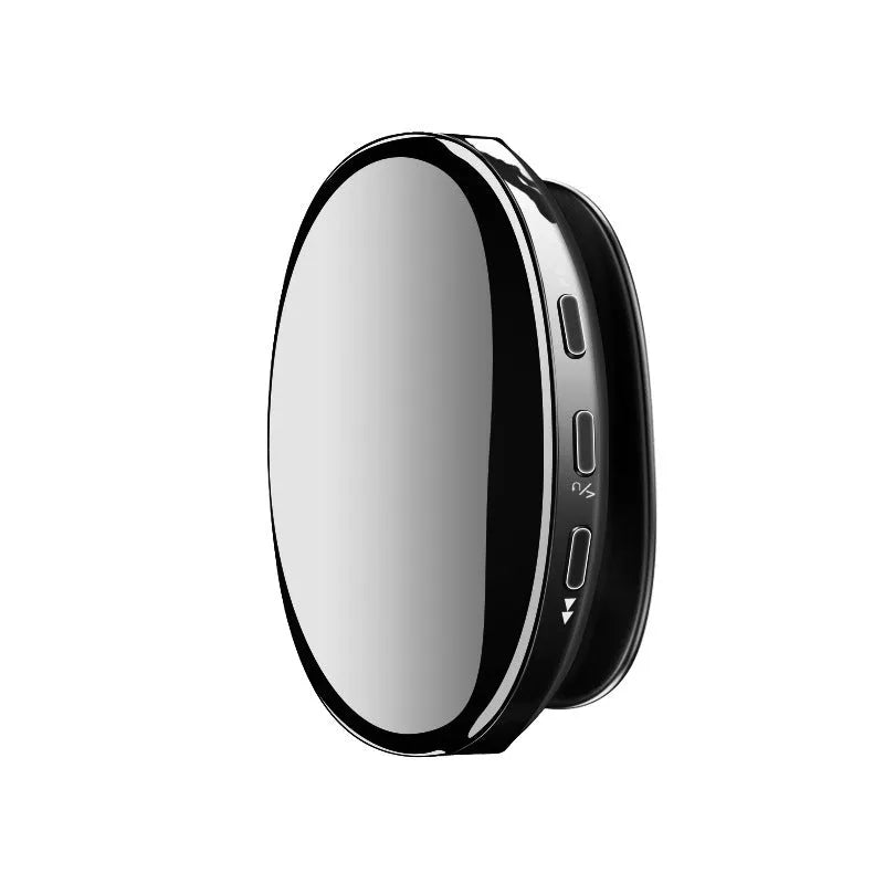 Bluetooth MP4 music player in black, blue or rose gold with OLED screen showing audio playback interface