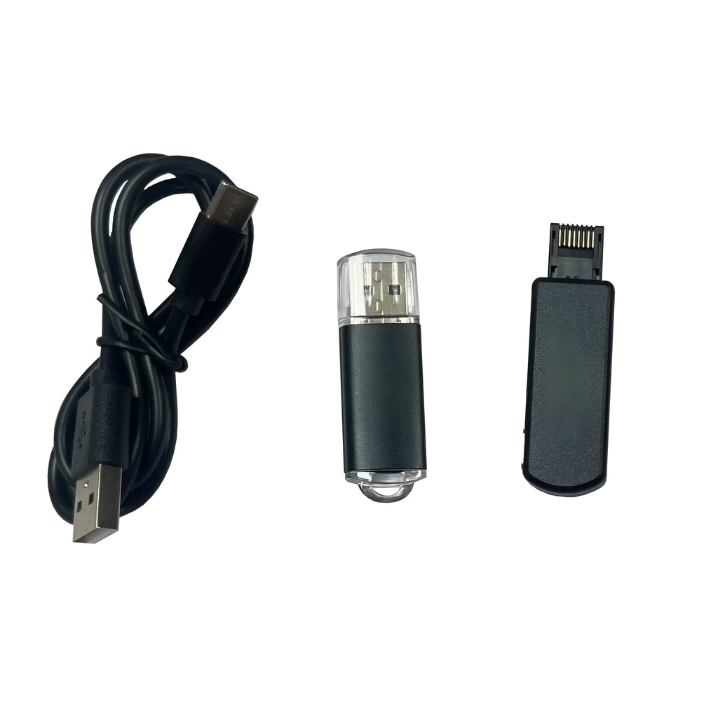 Black JB Tool USB adapter for Nintendo Switch homebrew with USB data cable