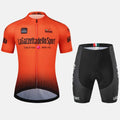 Short sleeve cycling suit in quick-drying polyester fabric for summer riding