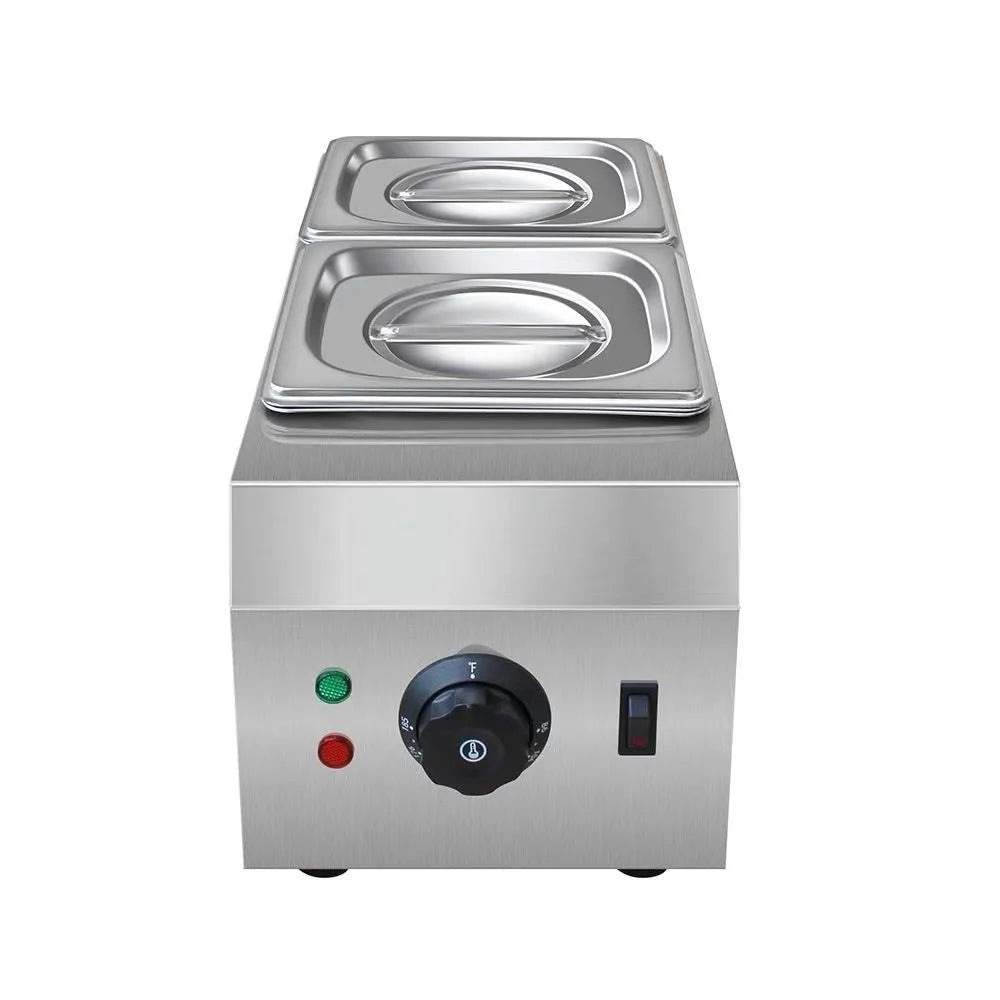 Commercial chocolate melting machine with electric heating double pot and temperature control