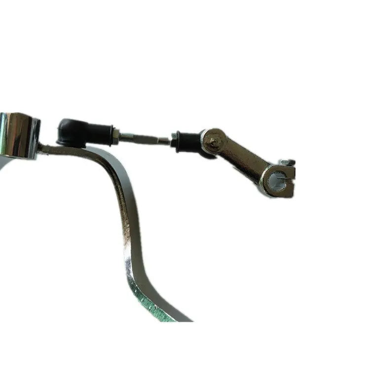 GS125 motorcycle gear lever showing coarse teeth, fine teeth, and front/rear step design