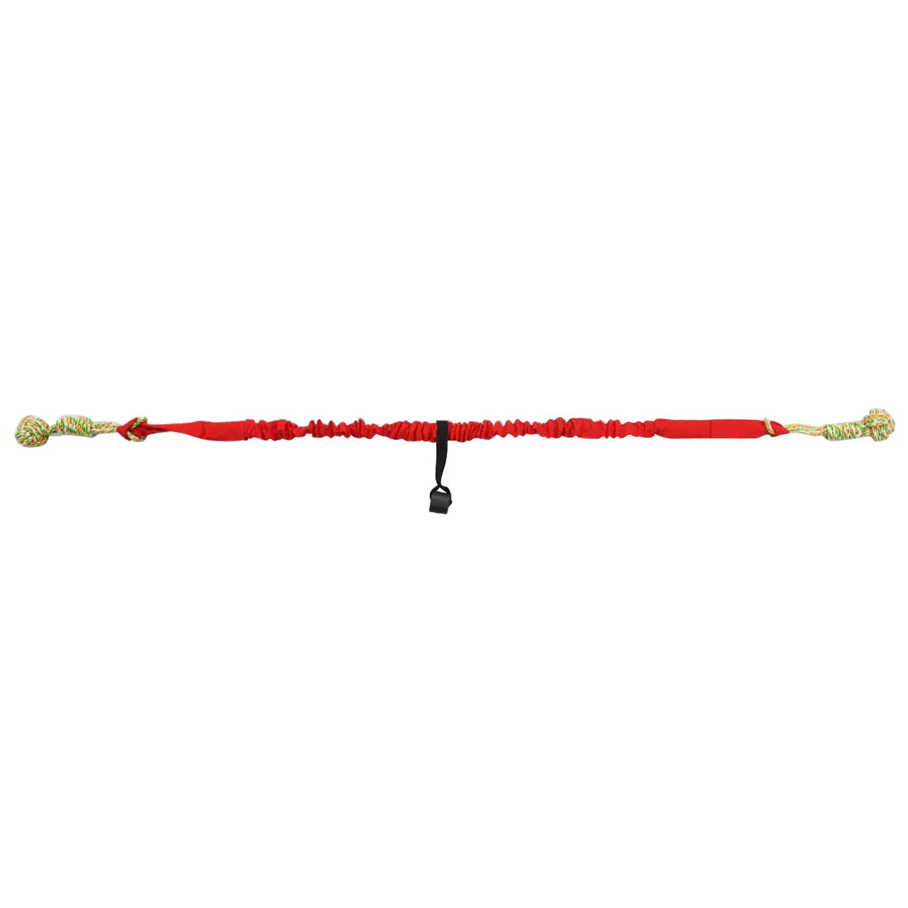 Cotton thread dog tug of war rope toy in black, grey or red colour for interactive play