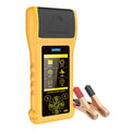 Autool BT760 colour screen vehicle battery tester with red and black clips and built-in thermal printer.