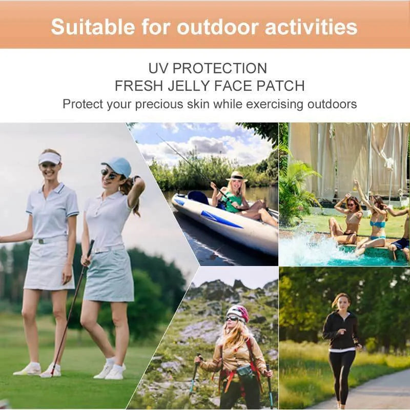 Pack of disposable UV-protection fabric eyes masks for outdoor sports like running and cycling.