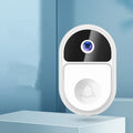 Doodle Smart Visual Doorbell V8 unit in black or white, showing front button and camera.