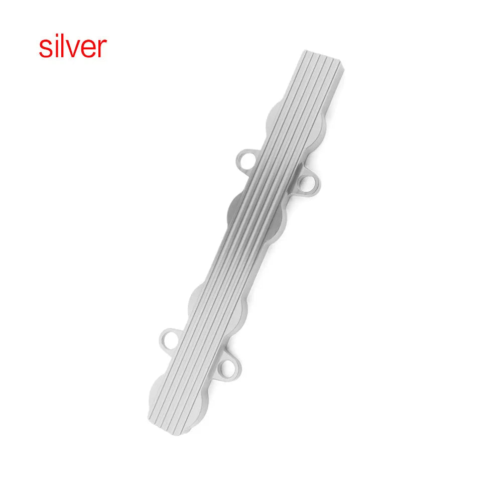 Aluminum engine harness housing in blue red silver colour options with hole and no-hole configurations