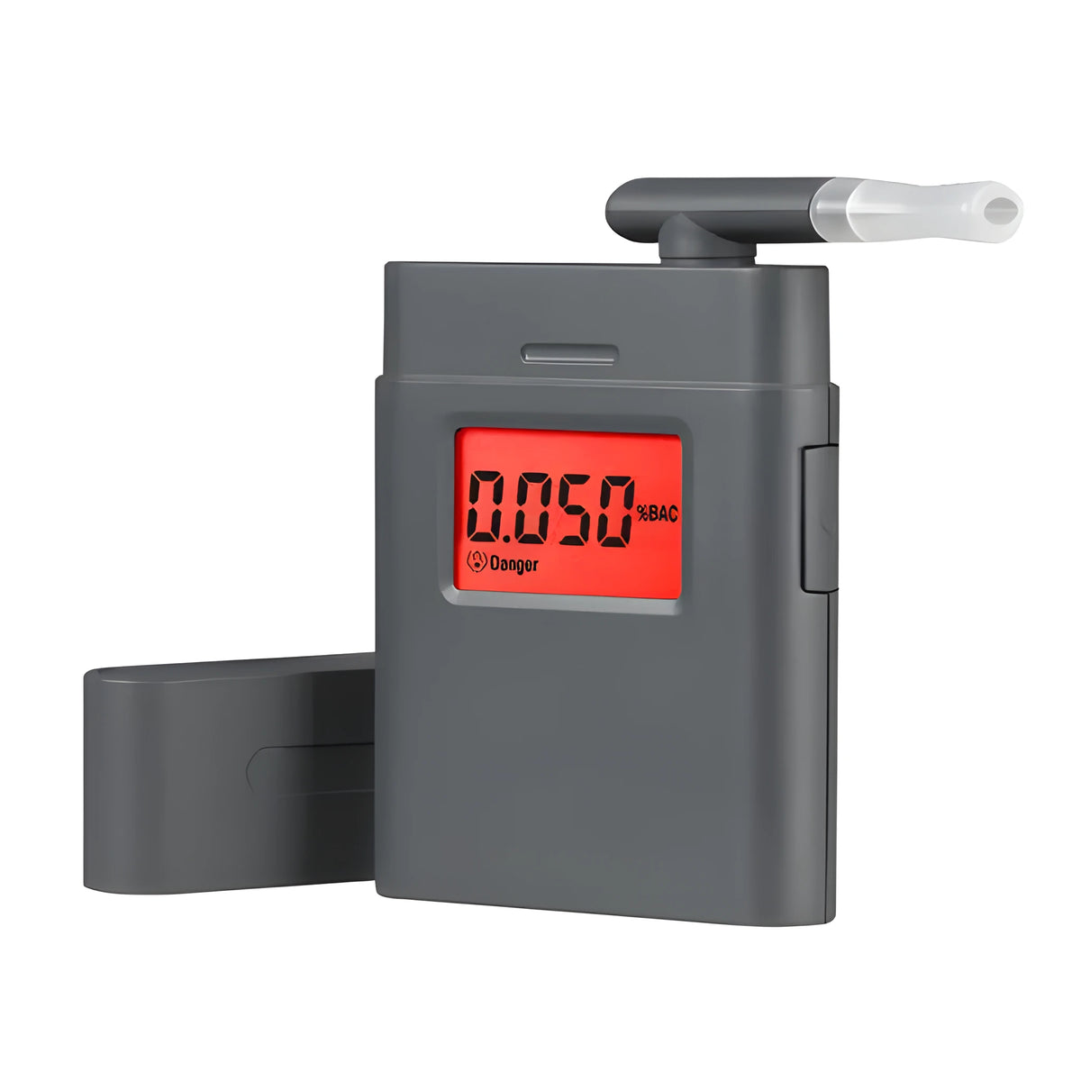 Black AT-838 professional breath alcohol detector for checking drivers.