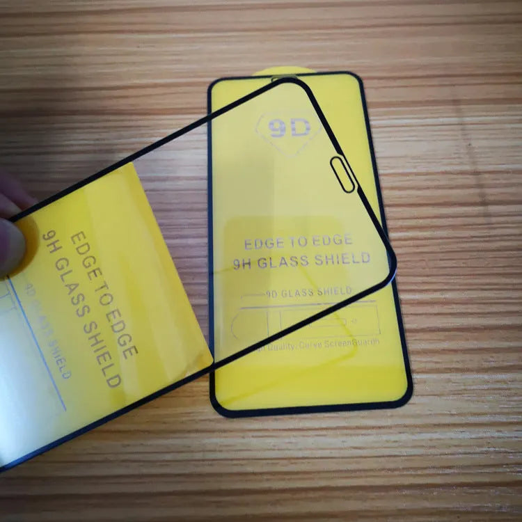 Black tempered glass screen protector for Xiaomi 10 Lite 11 Lite 11T Pro smartphones