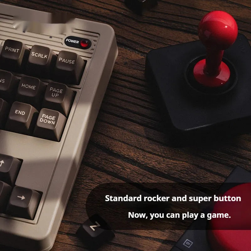 Retro87 C64 wireless mechanical gaming keyboard with Bluetooth connectivity
