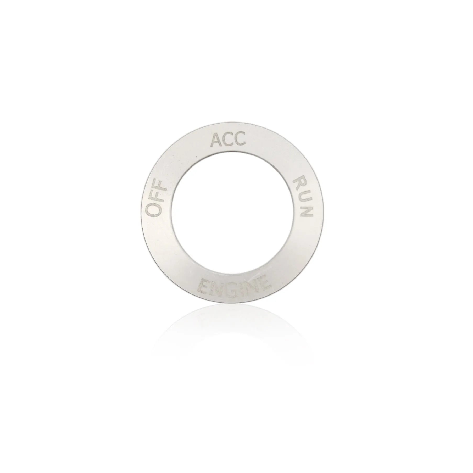 Aluminium alloy decorative ring for Dodge Challenger and Grand Cherokee air conditioning knob in multiple colours