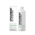 100ml bottle of spearmint oil pulling rinse mouthwash with clove and peppermint oil