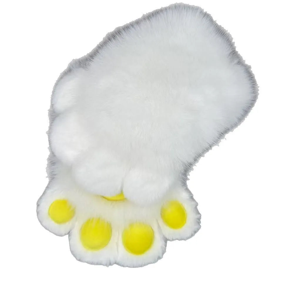 Animal claw cosplay gloves with colourful pads in free size for costume decoration