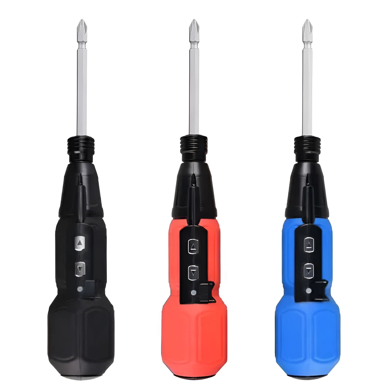 Alloy steel straight handle electric screwdriver with 36V lithium battery in black colour
