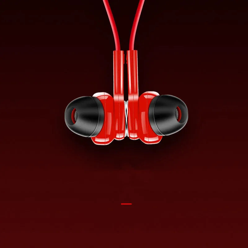 G03 neckband sports Bluetooth earphones in black red or white with stereo sound and 10m range