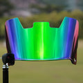 American style multicolour rugby helmet goggles with tool-free installation for impact protection
