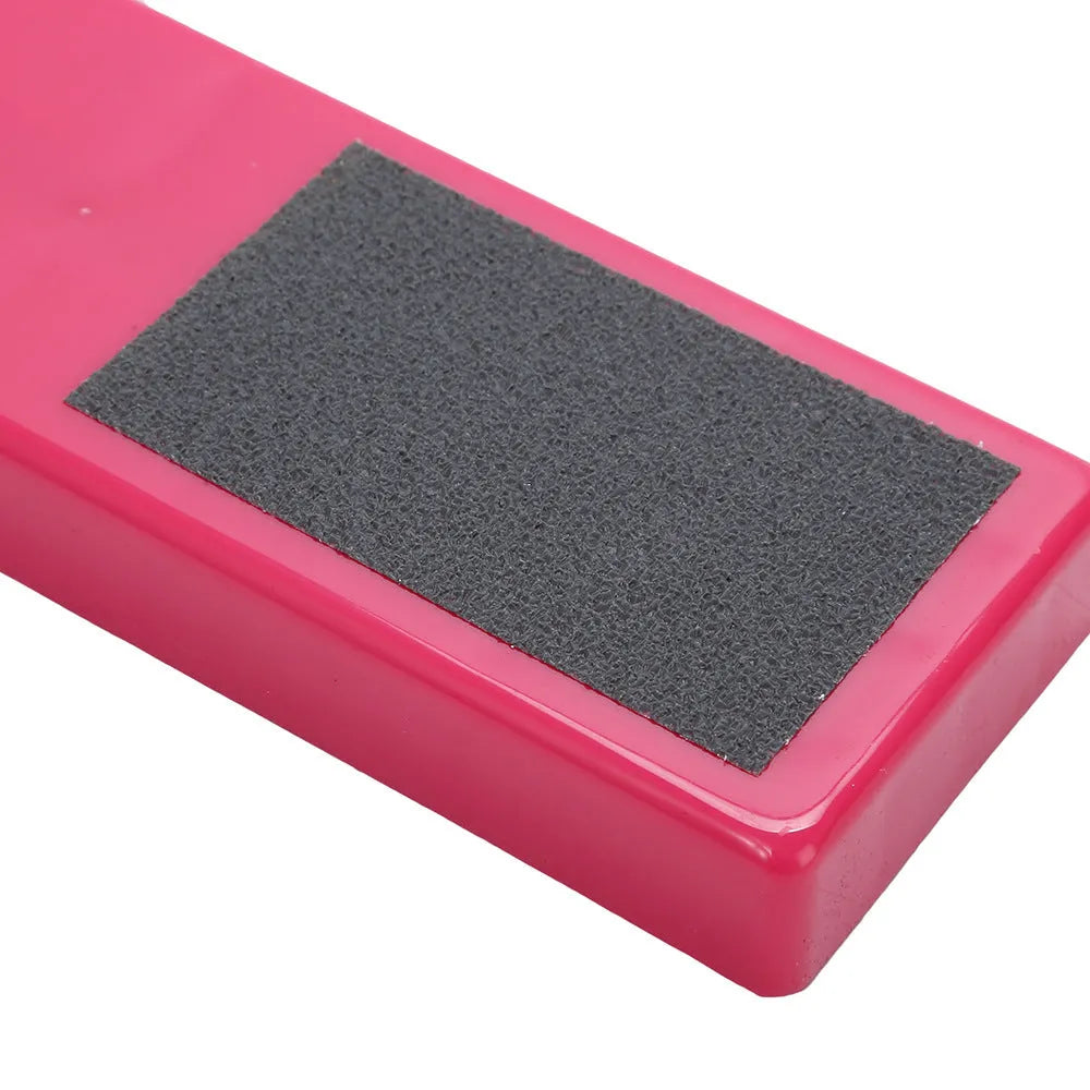 Pink and white ballet foot rotation trainer for instep strengthening and dancer toe flexibility