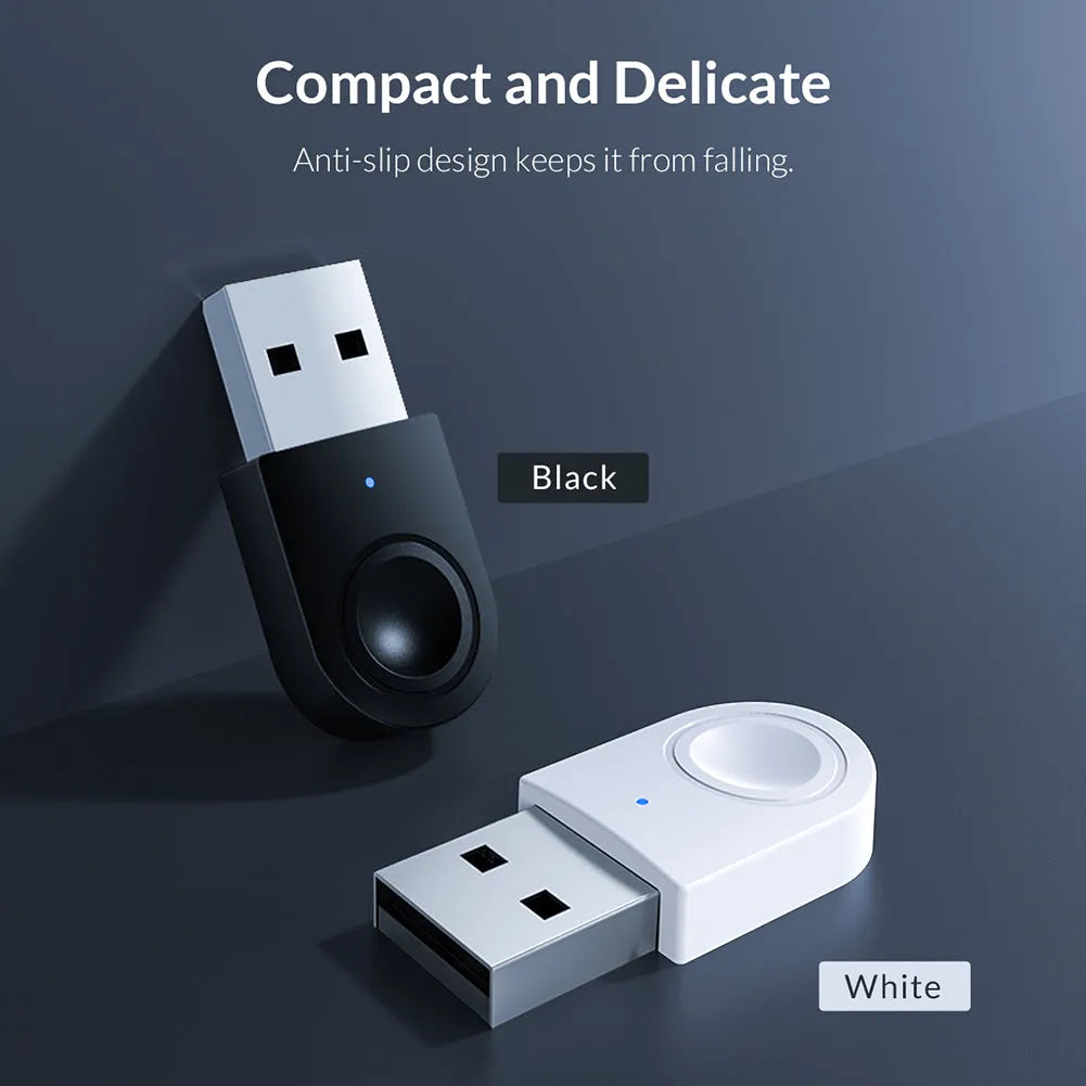 BTA-608 black USB Bluetooth 5.0 adapter for desktop PC, plug and play, 10 m range