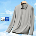 Men's summer business lapel jacket in navy blue, gray green, or creamy white