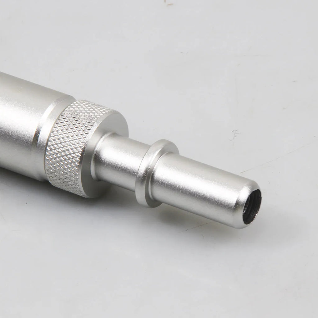 Silver metal transmission refueling joint VAS6262-9 tool for gearbox fluid changes