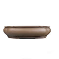 Handmade antique Pukou papaya-shaped purple clay flower pot measuring 46cm long