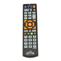 L336 black learning remote control with button layout and 8-metre transmission range