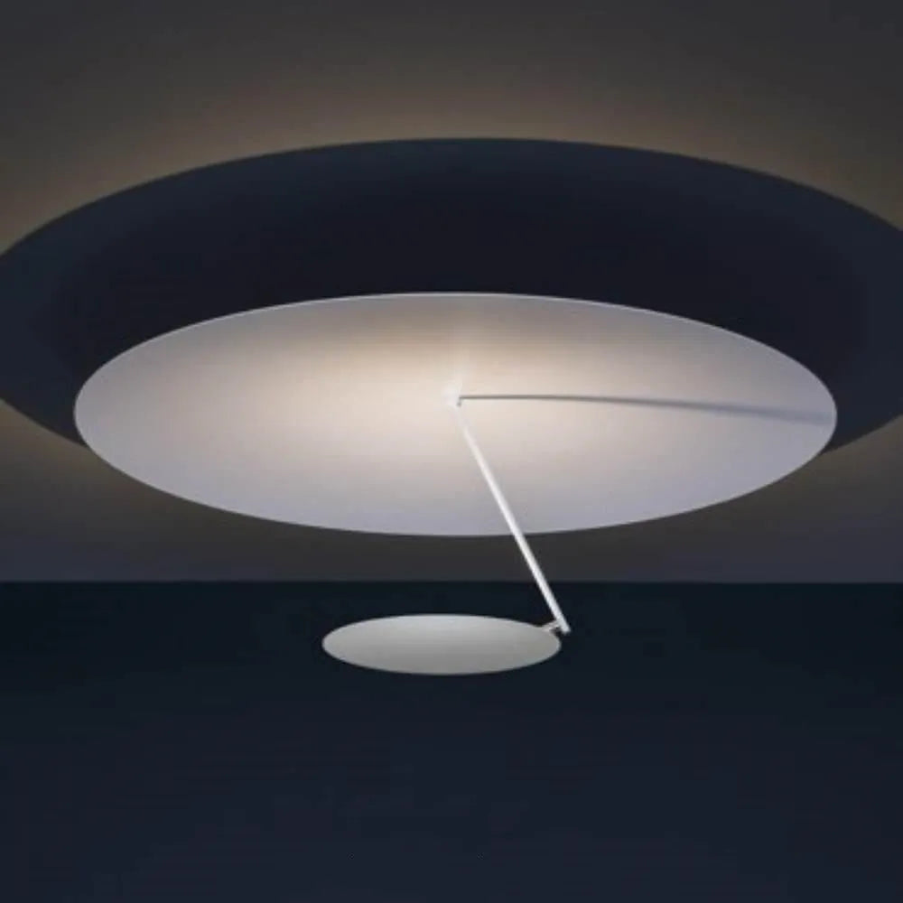 Creative iron art chandelier ceiling lamp 50cm diameter in white or white gold colour with LED warm light