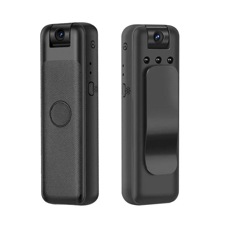 Black back splint WiFi surveillance camera with Type-C charging port and 30cm cable